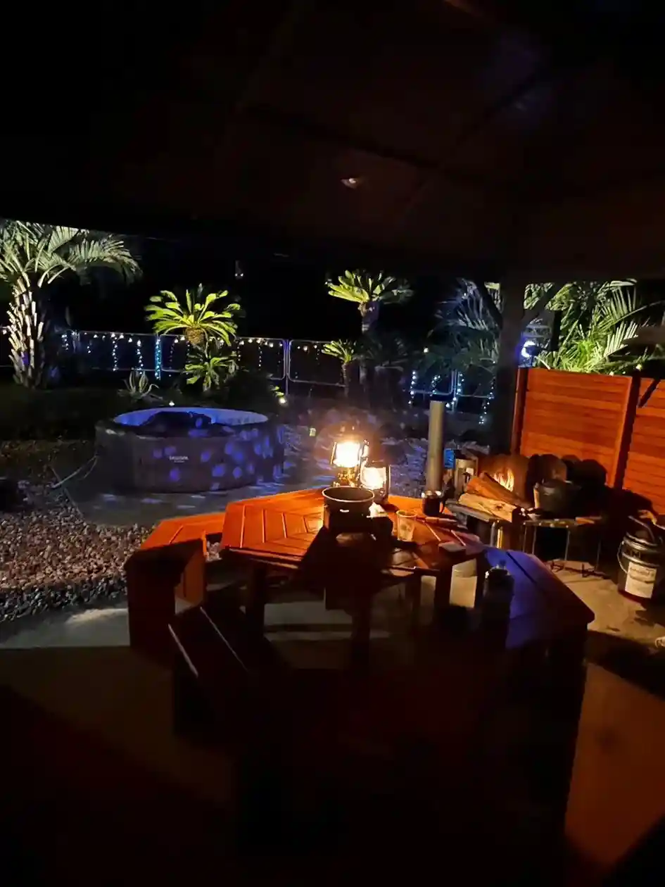 子供と一緒に宮城でキャンプファイヤー