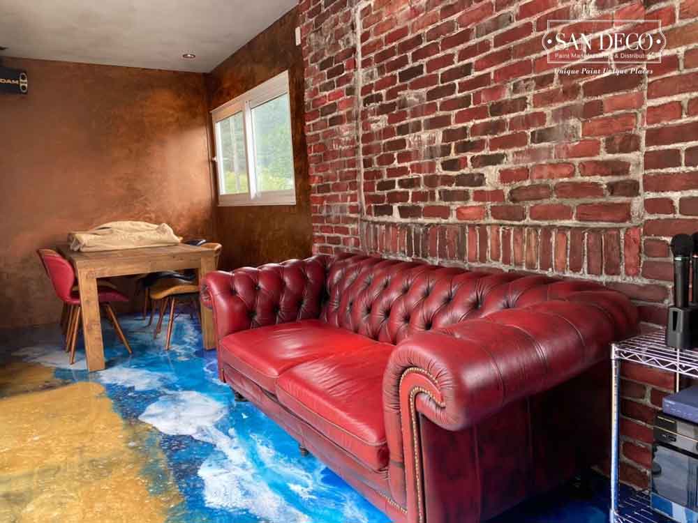 大理石柄の高級感を実現できる塗料