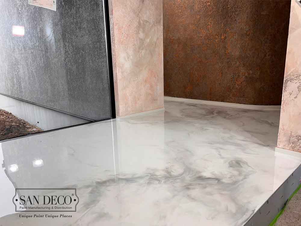 ツルッとした鏡面仕上げにできる内装塗装